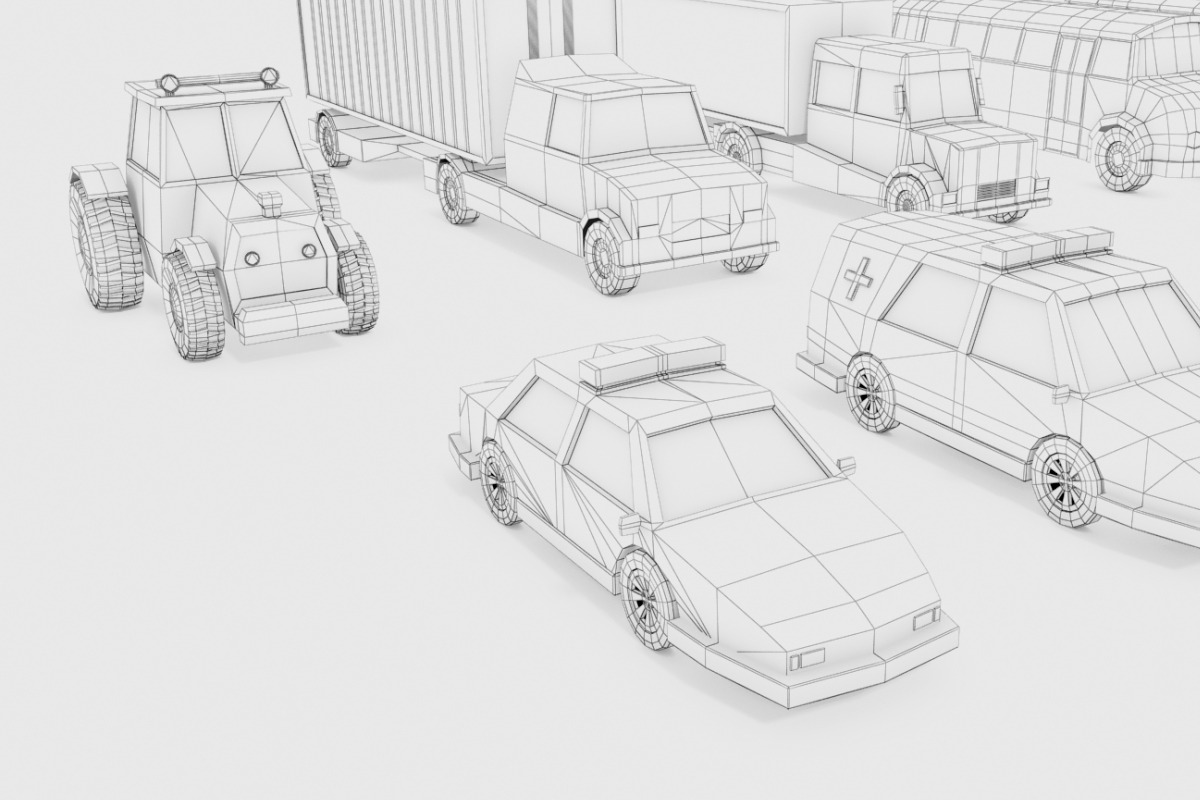 Low Poly Vehicles, a Cars & Vehicle 3D Model by Gabi Quintana / Plash.tv (Photo 6 of 10)