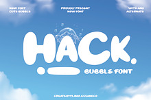 Hackbubble - Display Font