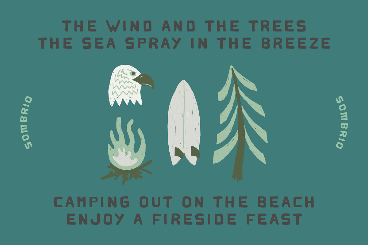 Sombrio Font, a Font by Studio Alexander (Photo 3 of 6)