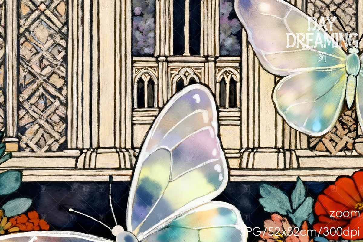 Classical Oriental Camellia, a Decorative Illustration by yahu88studio (Photo 2 of 3)