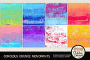 Gorgeous Grunge Monoprint Background, a Texture Graphic by Clikchic Designs (Thumbnail 2 of 5)