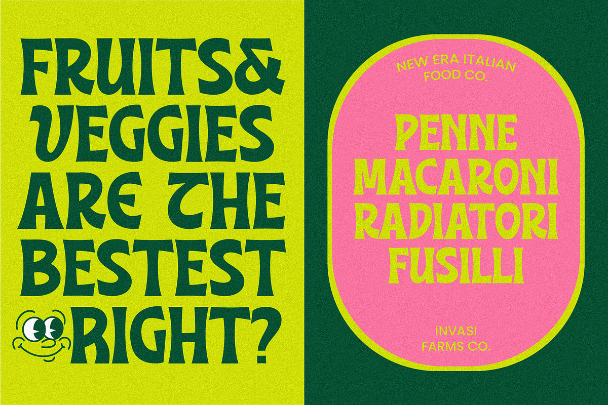 Kletvk - Curved Display Retro, a Sans Serif Font by Invasi Studio (Photo 8 of 10)