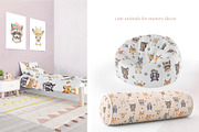 Watercolor Woodland Animals clipart, an Animal Illustration by SavinV (Thumbnail 6 of 6)
