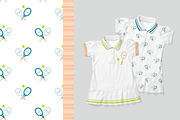 Tennis, a Pattern Graphic by SurfaceStories (Thumbnail 4 of 8)