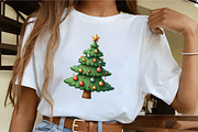 Retro Christmas Clipart, an Illustration by CrexoraLab (Thumbnail 4 of 5)