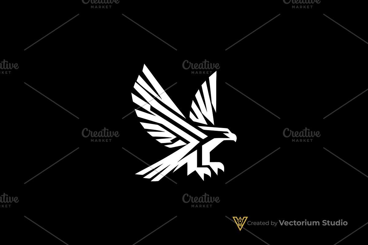 Geometric Eagle Flying Logo, a Branding & Logo Template by Vectorium Studio (Photo 5 of 5)