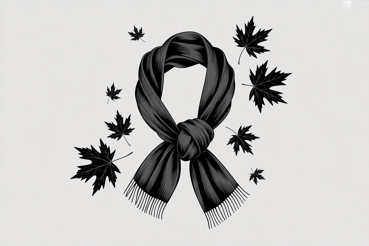 Autumn Girl Silhouette with Scarf, a Graphic by Creativeshirt (Photo 6 of 9)