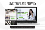 Traveling Notary Website Template, a Landing Page Template by Kromatic Design Studio (Thumbnail 3 of 8)