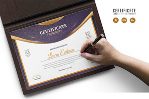 176. Modern Certificate Template