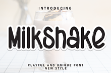Milkshake | Script Font