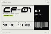 Cyber Form - Geometric Sci-Fi Type, a Sans Serif Font by HipFonts (Thumbnail 5 of 13)