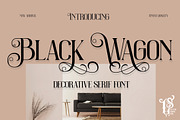 Black Wagon, a Serif Font by LetterStock (Thumbnail 1 of 8)