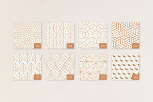 80 Geometric Seamless Patterns.