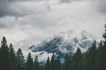 Snowy morning on the mountain top, a Photo by tiffany.mueller