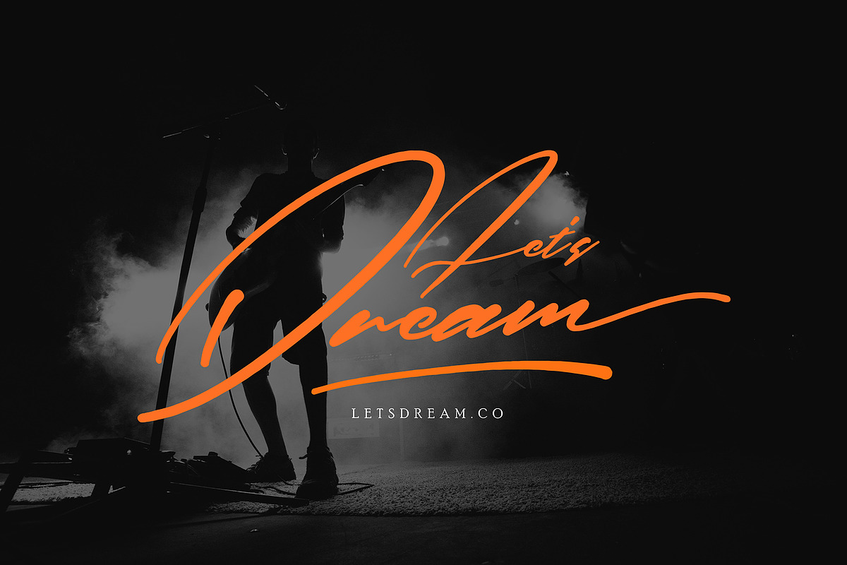 Rittaba, a Script Font by pineungtype (Photo 2 of 6)