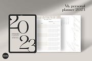 Yearly Printable Planner CANVA, a Magazine Template by Marketello Studio (Thumbnail 1 of 8)