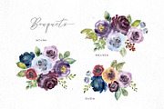 Watercolor Hand-painted Rose Flowers, an Object Graphic by GraphicsDish (Thumbnail 3 of 3)