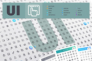 UI 700+ Line Icons Bundle, an Outline Icon by Voysla's Shop (Thumbnail 1 of 8)