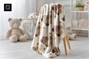 Nursery Interior Blanket Mockup PSD, a Household Mockup by 1001 mockups (Thumbnail 1 of 7)