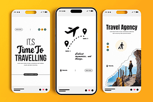 Modern Travel Story Template Design, a Social Media Template by MightyDesign