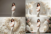 White Flower Arch Backdrops, a Background Graphic by DreamyOverlay (Thumbnail 3 of 5)