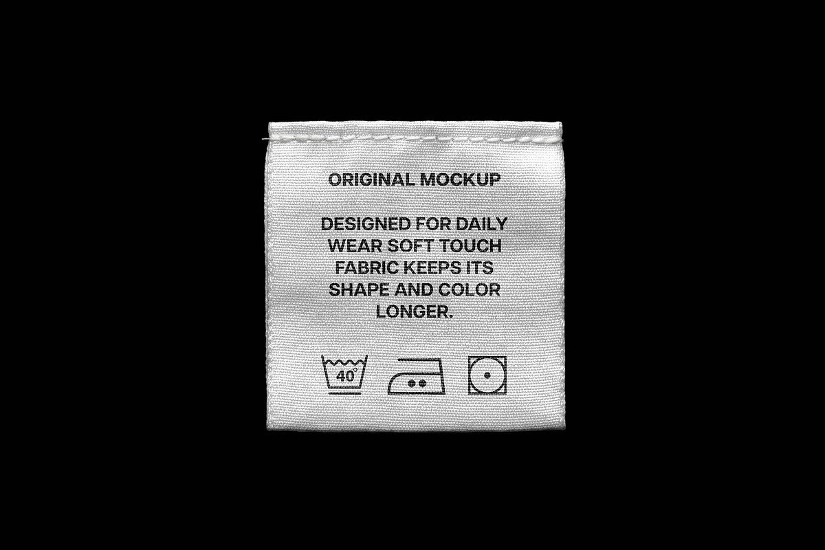 Quad Clothing Tag Mockup, a Product Mockup by Design Squad (Photo 1 of 3)