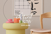Artwork Frame Mockups Square Ratio, a Household Mockup by Bonumo (Thumbnail 4 of 10)