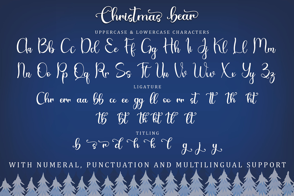 Christmas Bear - Modern Calligraphy, a Handwritten Font by alifryanzulfikar (Photo 7 of 10)