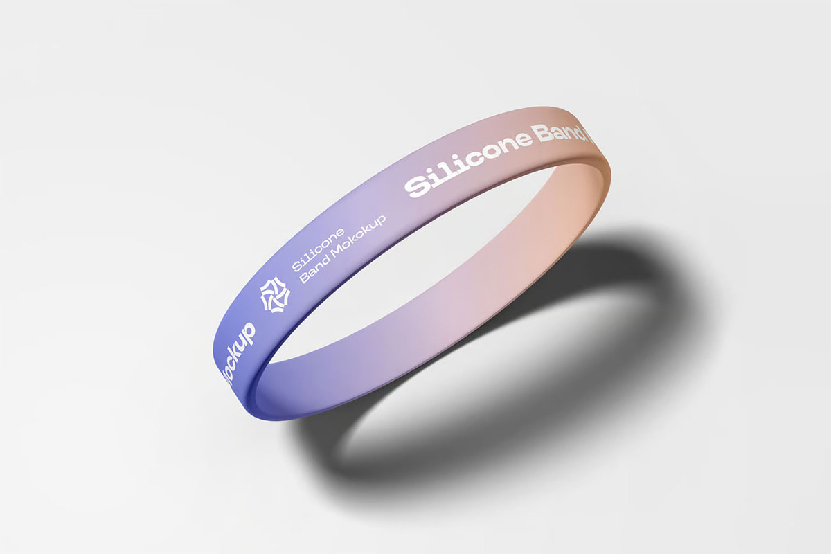 Silicone Band Mockup, an Advertising Mockup by Se٧enStudio (Photo 13 of 13)