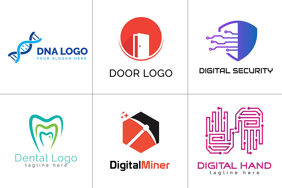 800+ Professional Logos Bundle, a Branding & Logo Template by Design Forest (Photo 37 of 48)