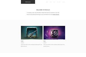 Pocillo - Retina Portfolio Theme