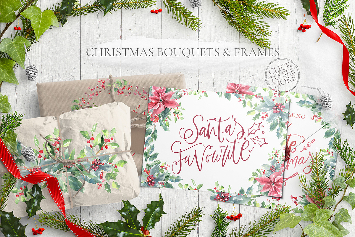 Christmas Watercolor Woodland, an Animal Illustration by Catherine Wheel (Photo 9 of 22)
