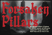 Xirstark | Blackletter Typeface, a Blackletter Font by Denustudios (Thumbnail 4 of 12)