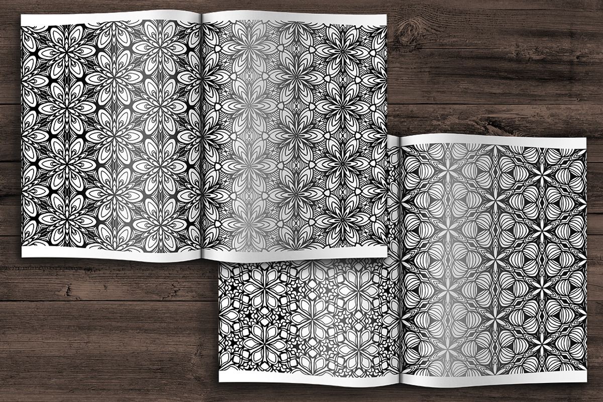 125 seamless hand drawn textures, a Pattern Graphic by Mandarinkas art (Photo 7 of 23)