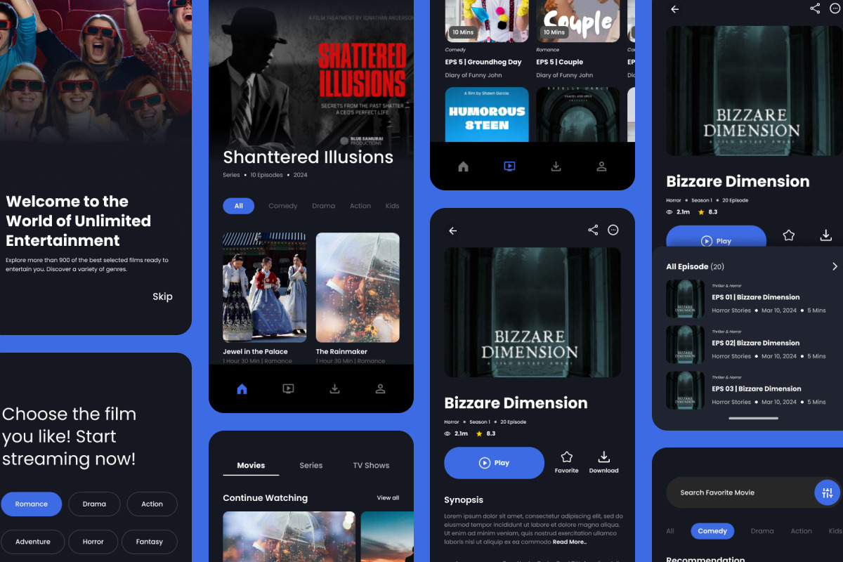 Pluto - Movie Streaming Mobile App, an App Template by twinstd (Photo 2 of 5)