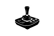 50 Retro Gaming Joystick Vector Bund, an Illustration by Creativeshirt (Thumbnail 34 of 51)