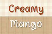 Creamy Mango, a Handwritten Font by Aisyah (Thumbnail 1 of 5)