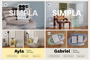 19 in 1 Frame Mockups Bundle, a Household Mockup by Bonumo (Thumbnail 2 of 8)