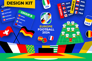 Euro Football 2024 - Mega Set