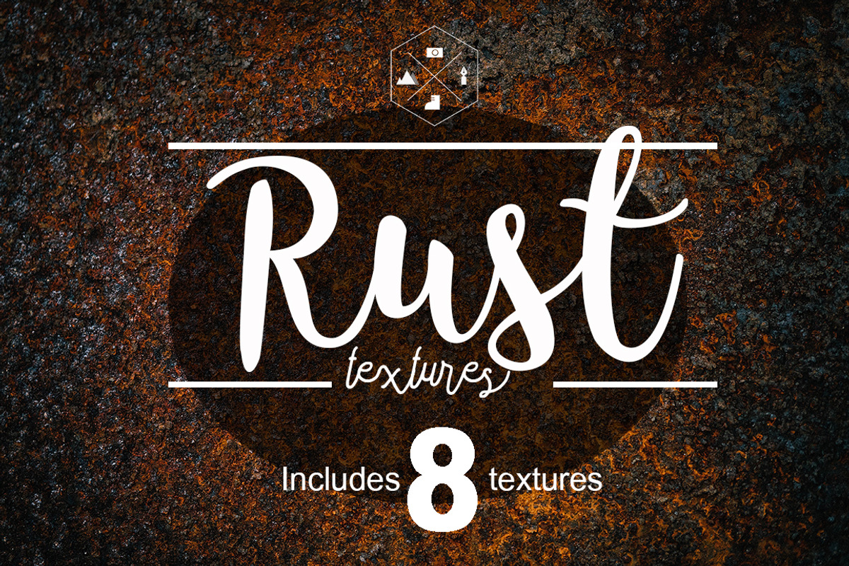 8 RUSTED METAL TEXTURES, a Texture Graphic by photo3idea (Photo 3 of 9)