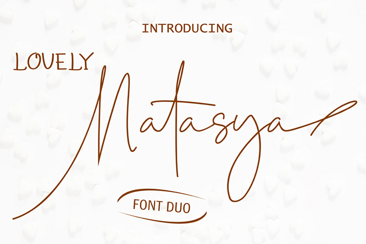 Lovely Natasya - Duo font