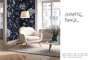 Living Room Wallpaper Mockups, a Product Mockup by mock-ups (Thumbnail 6 of 11)