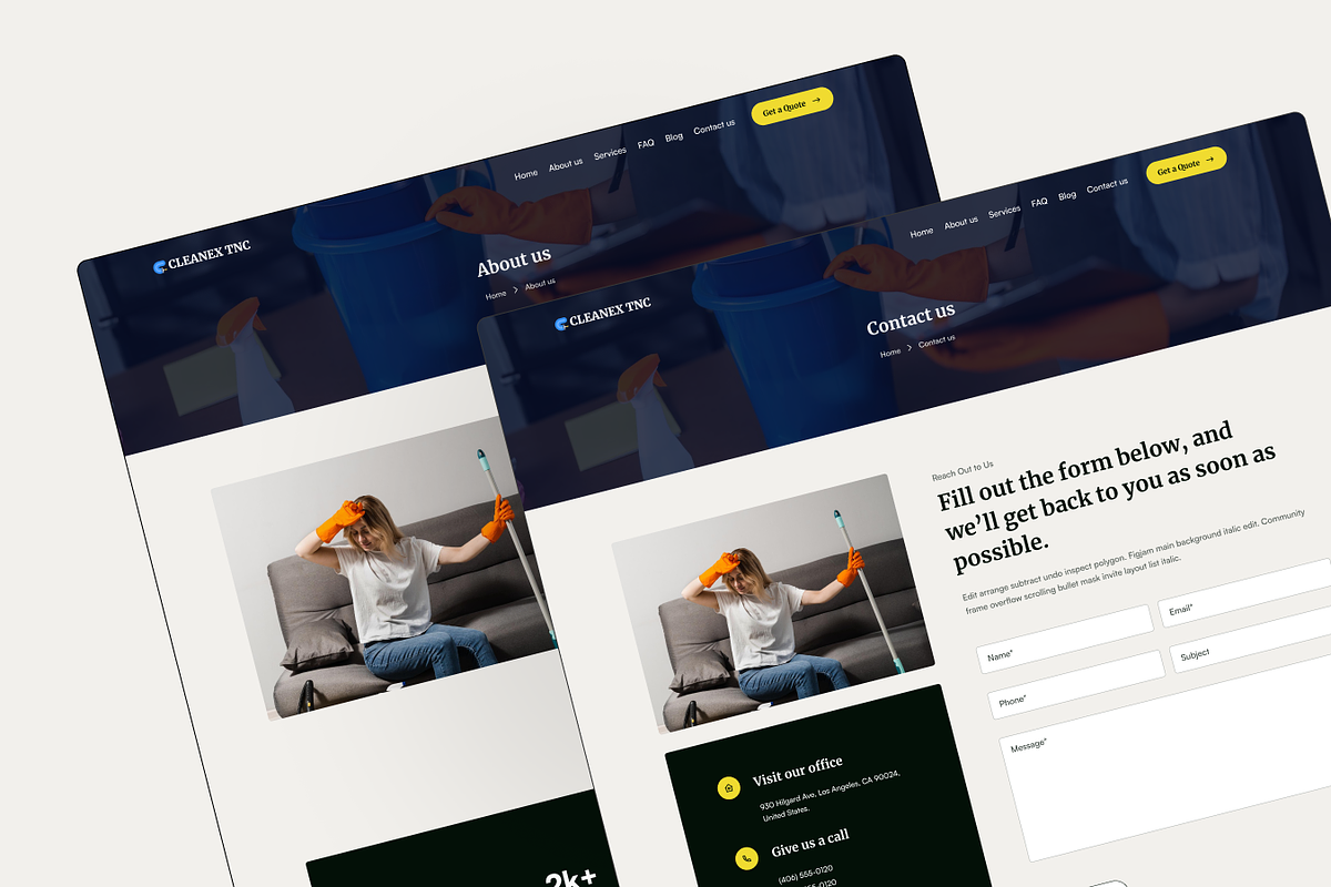 CLEANEX - Cleaning Services Template preview 5