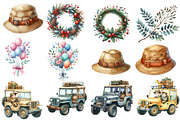 Cute Safari Animal Clipart, an Illustration by Designworld (Thumbnail 4 of 6)