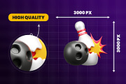 Sports 3d Icon Pack, an Object 3D Model by Ui Stock (Thumbnail 5 of 6)