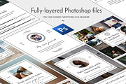 Elsewhere Vintage Social Media Pack, a Social Media Template by NordWood (Thumbnail 6 of 8)