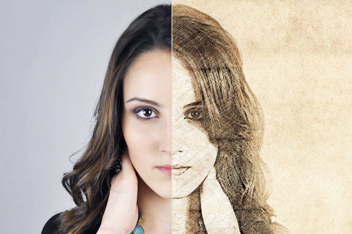 Pastel Drawing - Photoshop Action, an Action Add-On by Viktor (Photo 3 of 8)