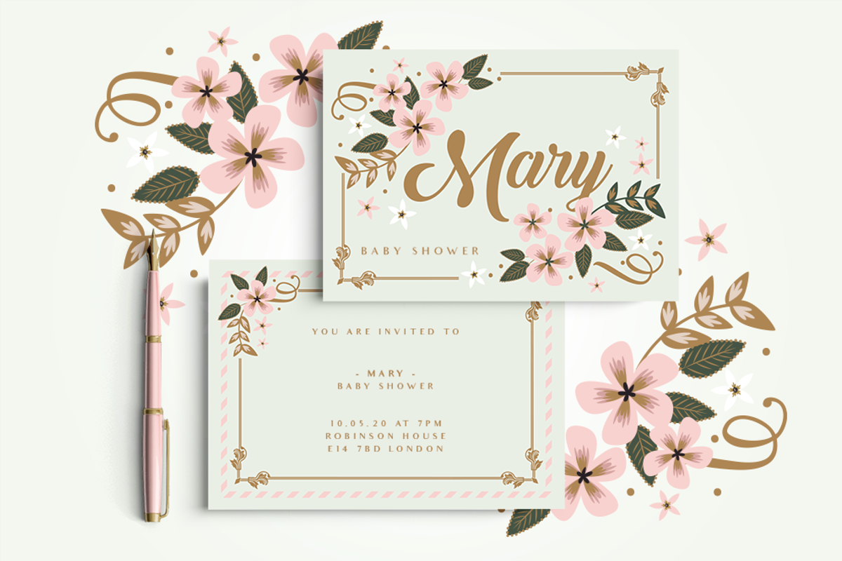 Monaco Elegant Invitation Set, a Card Template by Werlang Paper (Photo 1 of 3)