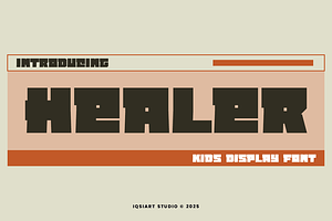 Healer - Comic Font, a Sans Serif Font by Iqsiart Studio