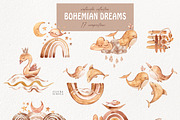 SALE! Watercolor BOHO collection, an Animal Illustration by Tiana Geo (Thumbnail 3 of 23)